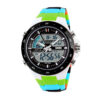 SKMEI 1016 Green colorful strap