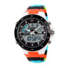 SKMEI 1016 Orange Colorful Strap