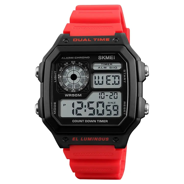 SKMEI 1299 Black Red