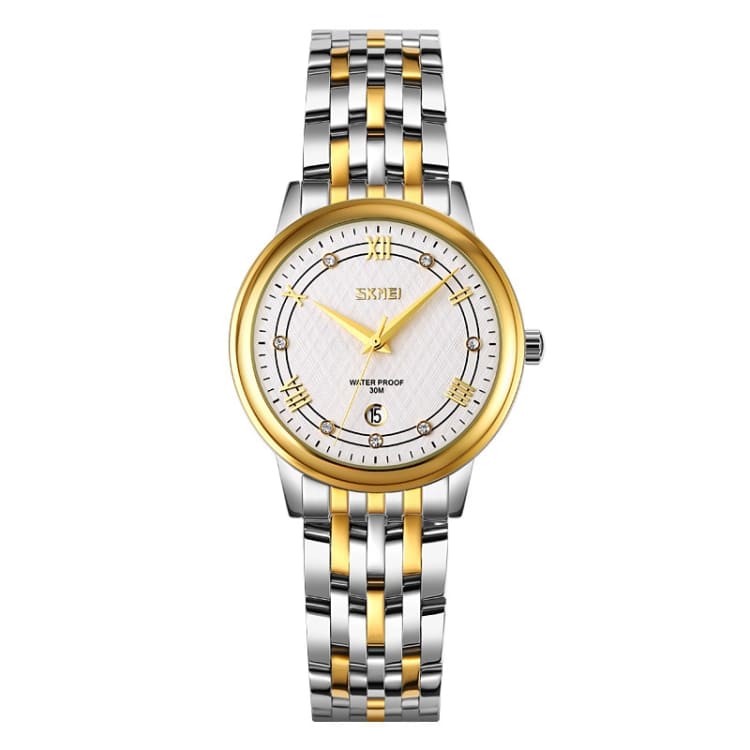 SKMEI 9272 Gold Silver