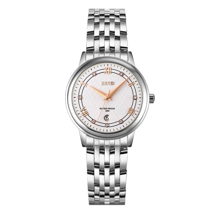 SKMEI 9272 Silver White