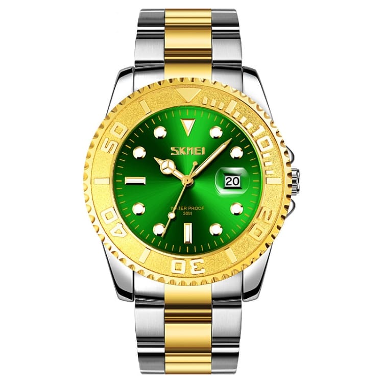 SKMEI 9295 gold green