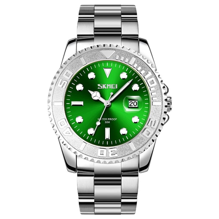 SKMEI 9295 silver green