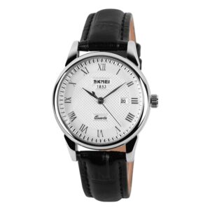 SKMEI 9058 Silver Face Black Strap Women SKMEI 9058 Silver Face Black Strap Women