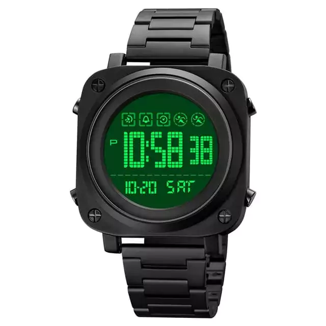 SKMEI 1726 Casual Digital LED Stainless Steel Watch for Men