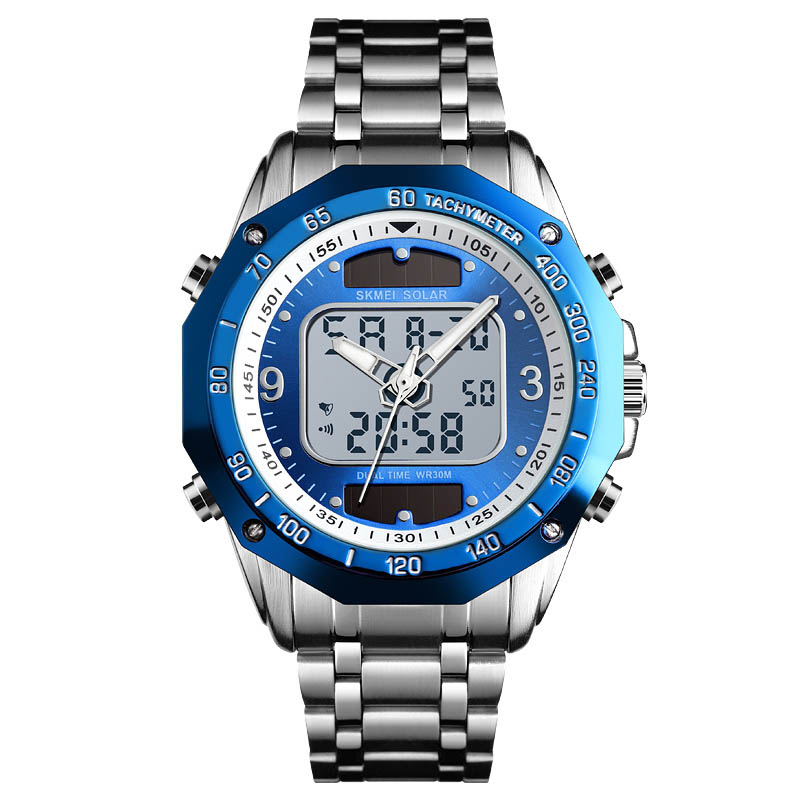 SKMEI 1493 Blue Silver
