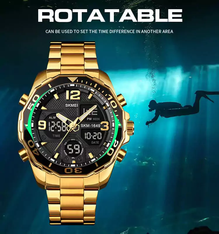 SKMEI 1649 Rotatable Ring watch