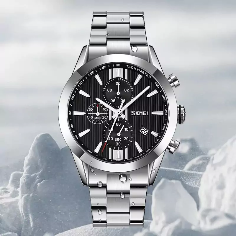SKMEI 9302 Stainless steel watch