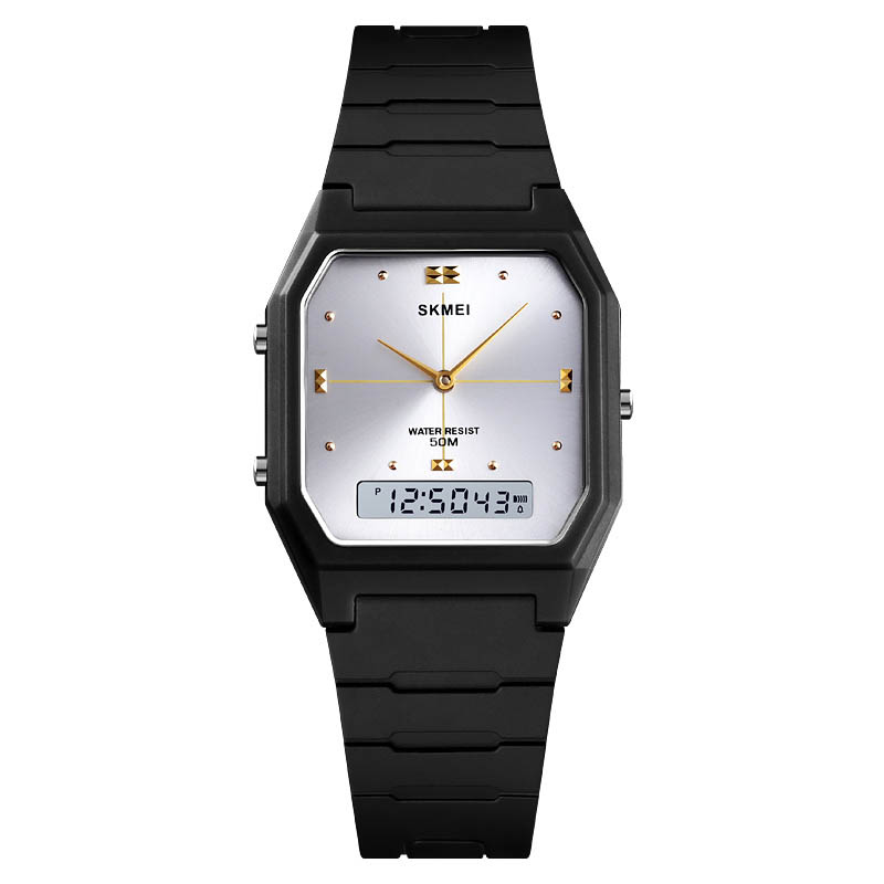 SKMEI 1604 Black Silver