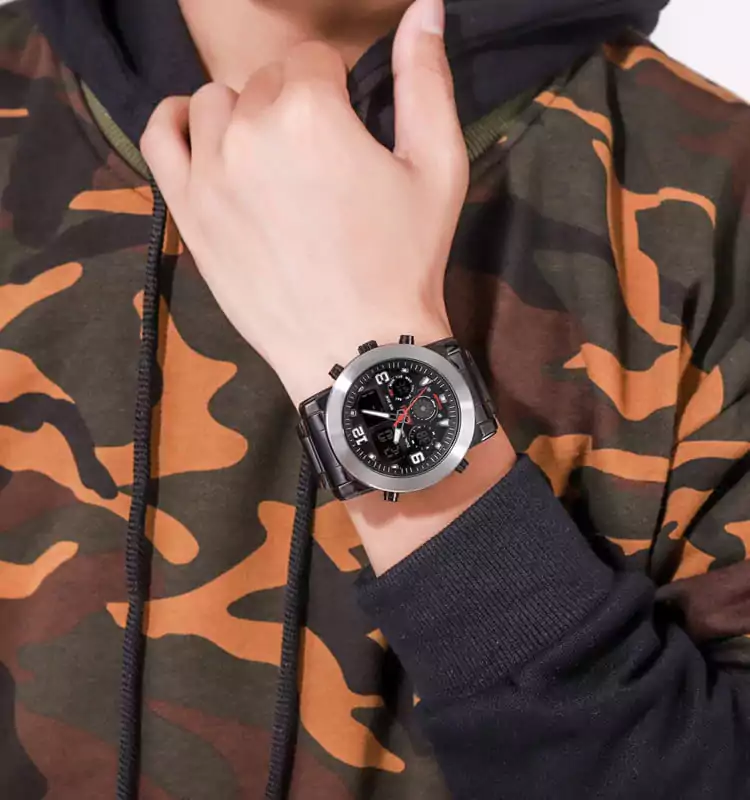 SKMEI 1642 Stainless steel watch