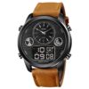 SKMEI 1653 black brown
