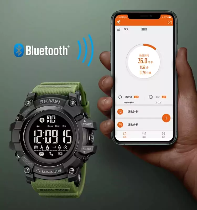 SKMEI 2053 Bluetooth watch