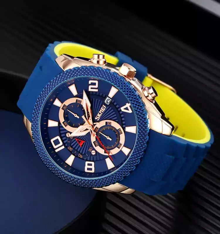 SKMEI 9269 Comfortable Silicone Band Watch