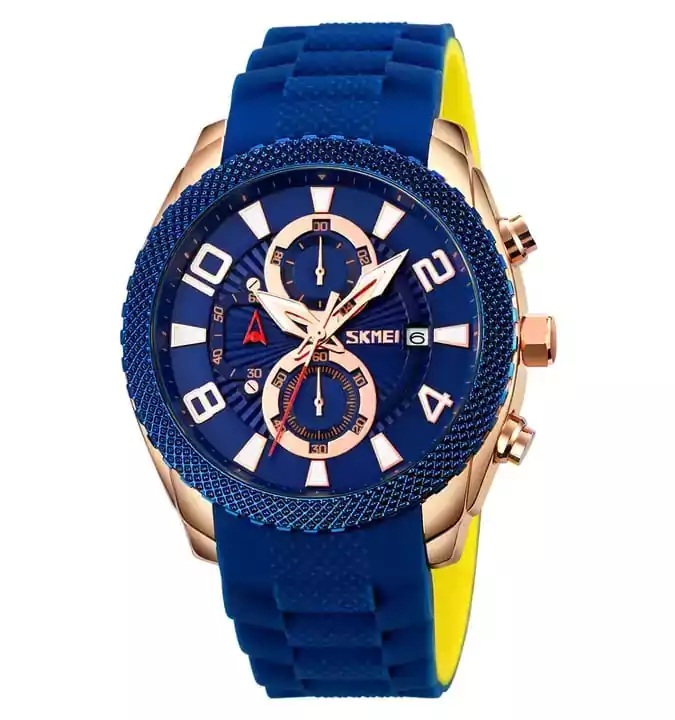 SKMEI 9269 Rose Gold Accented Timepiece