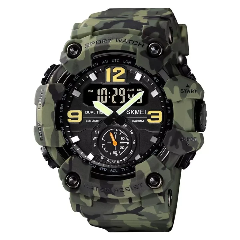 SKMEI 1637 Army Green Camouflage