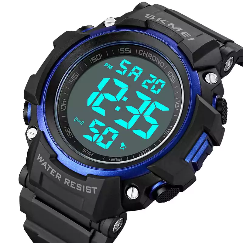 SKMEI 1886 Silicone strap Wristwatch