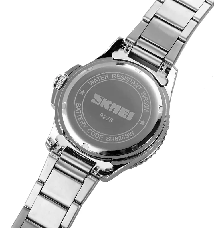 SKMEI 9278 Casual Men’s Watch back
