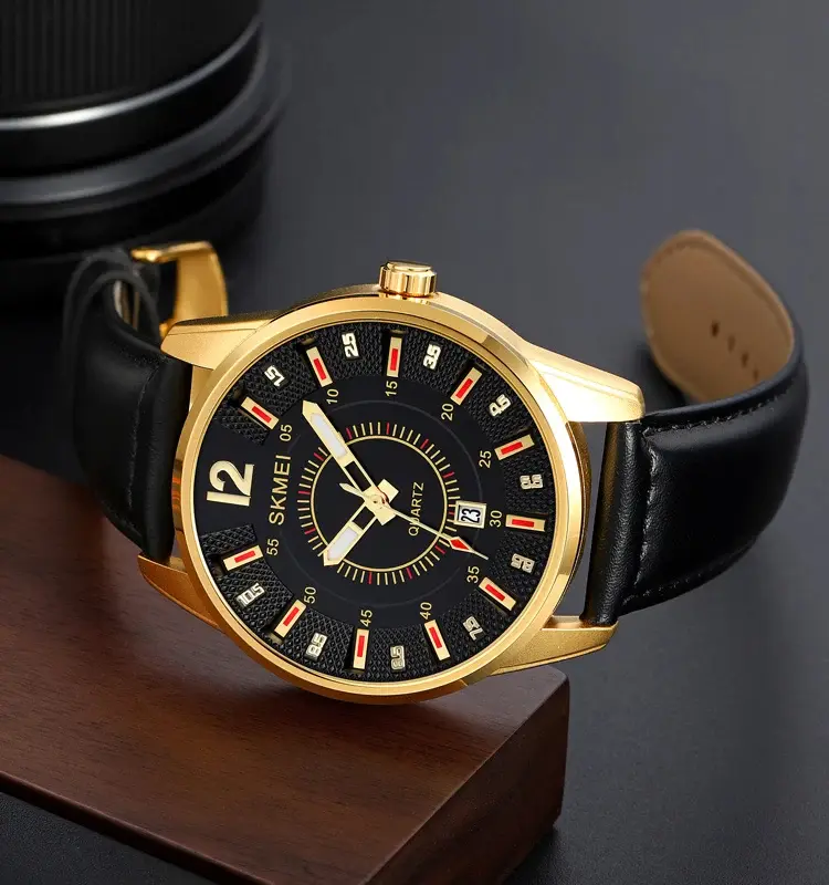 SKMEI 1993 black gold