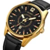 SKMEI 1993 gold black dial casual watch