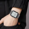 SKMEI 1888 Pedometer Calorie Counter Silver Watch