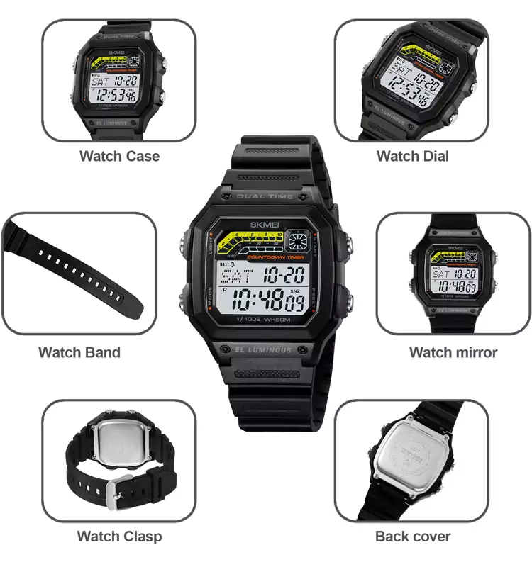 SKMEI 2307 watch features