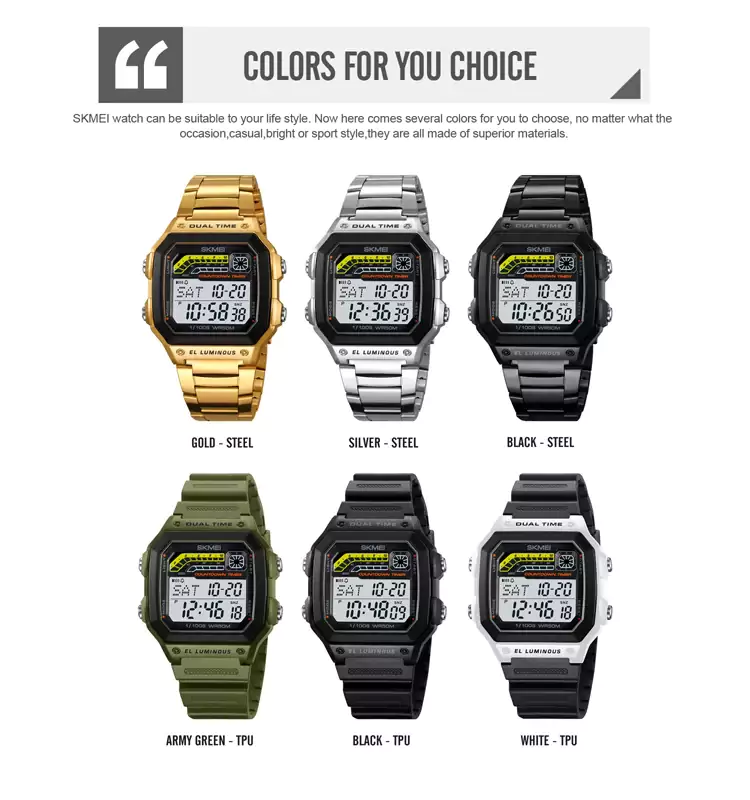 SKMEI 2307 watch variations