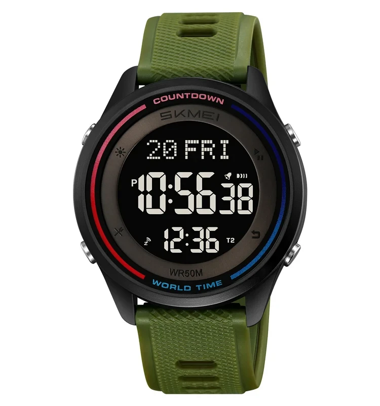 SKMEI 2348 army green