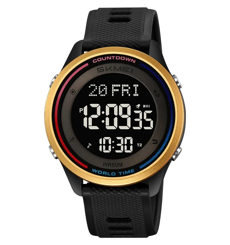 SKMEI 2348 black gold