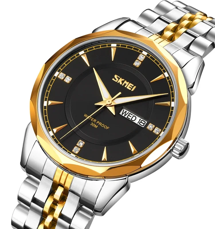 Skmei 9268 Gold Black Watch