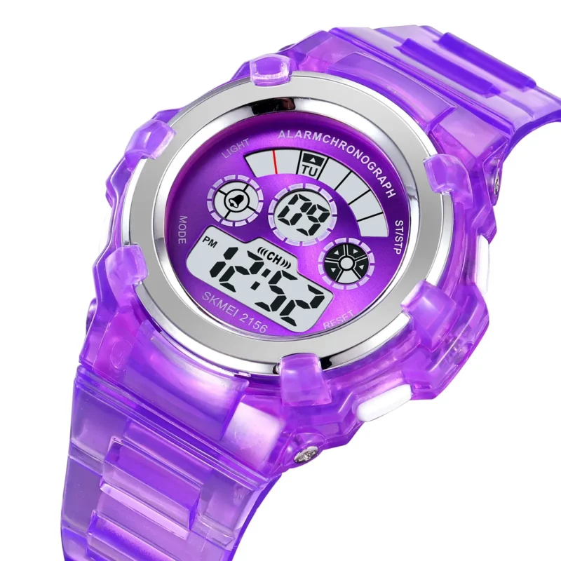SKMEI 2156 purple digital watch